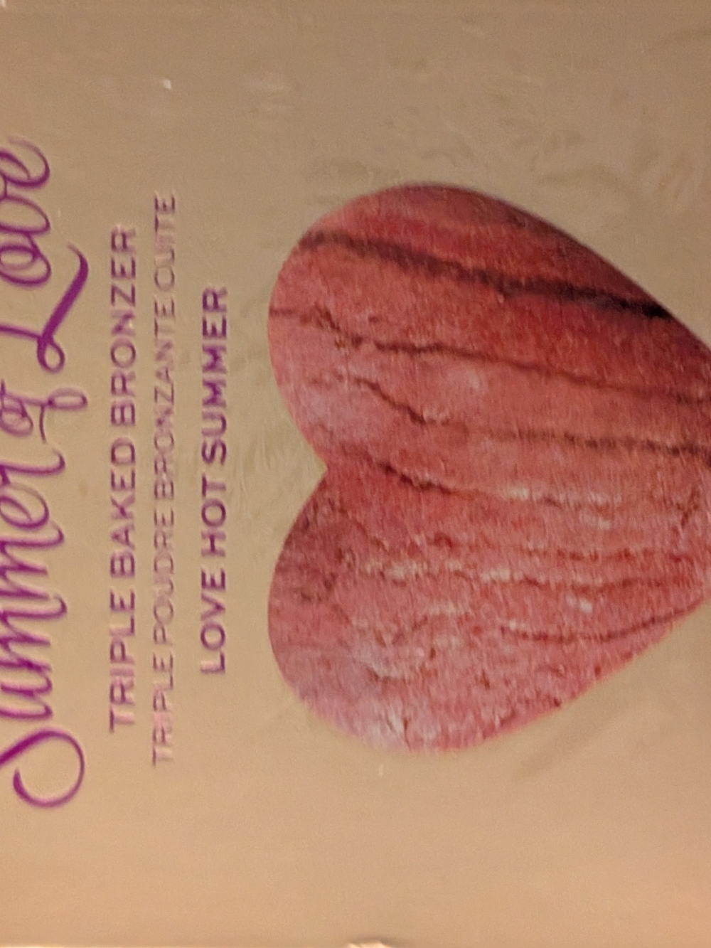 Revolution Triple Baked Bronzer Heart Compact - Pink
